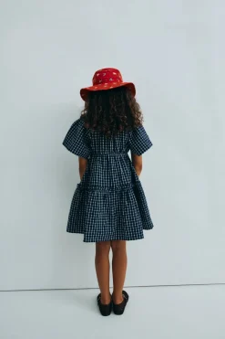Jasmine Dress Summer Midnight Checks