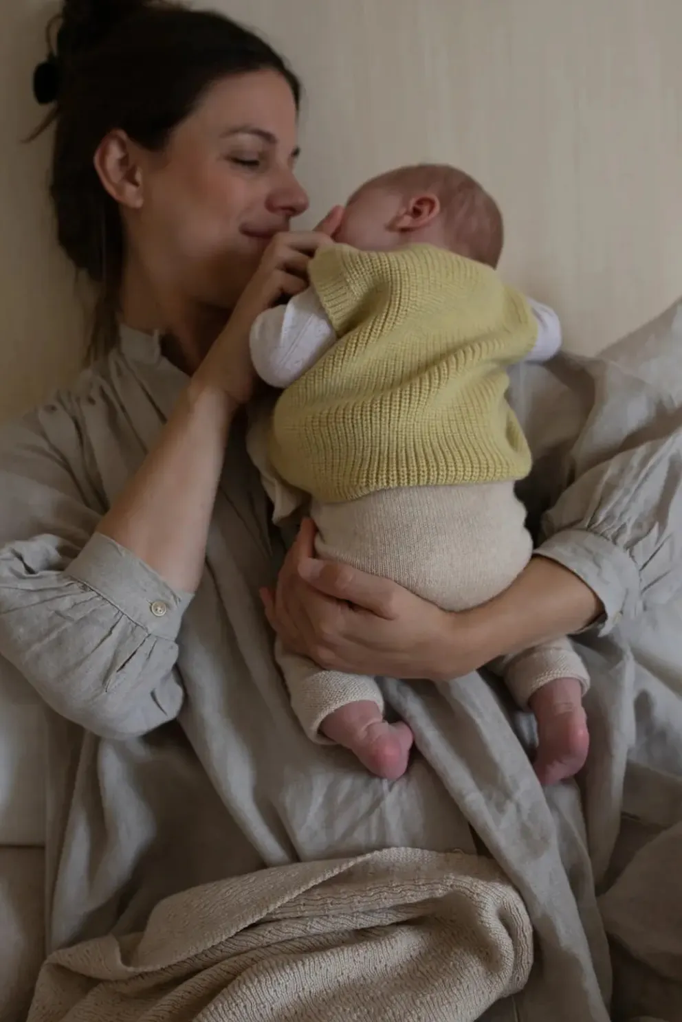 Kamizelka merino dla niemowląt Harvey vest