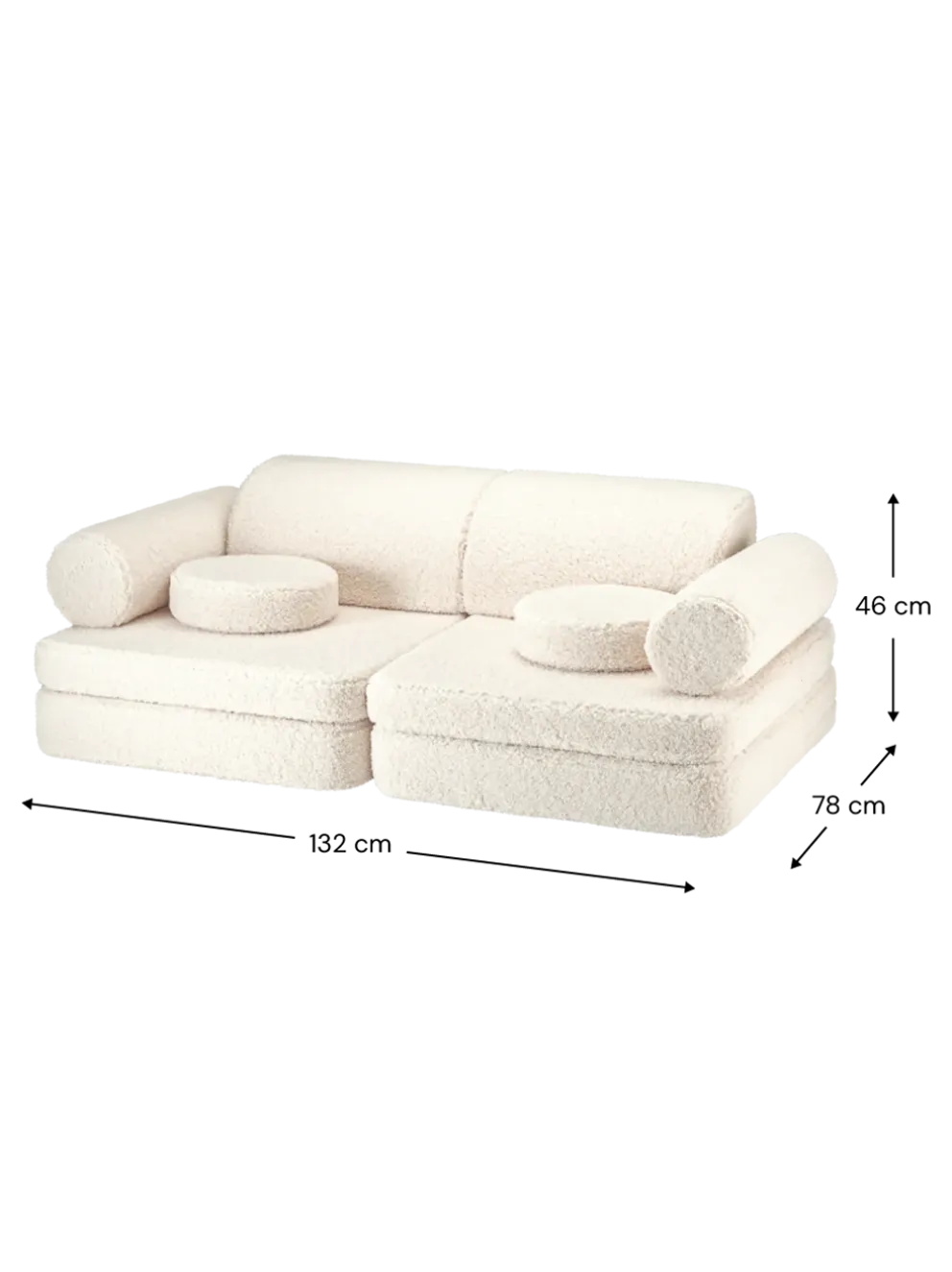 Kanapa modułowa dla dzieci Play Sofa Settee
