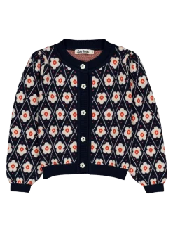 Kardigan Lison cardigan Navy Flower