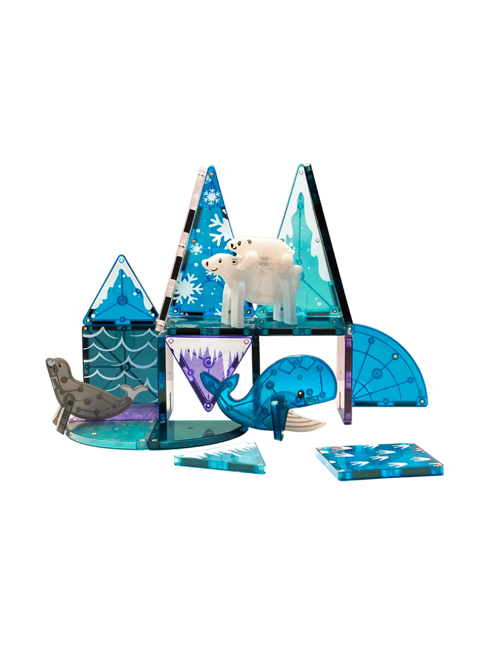 Klocki magnetyczne Arctic Animals 25 el.