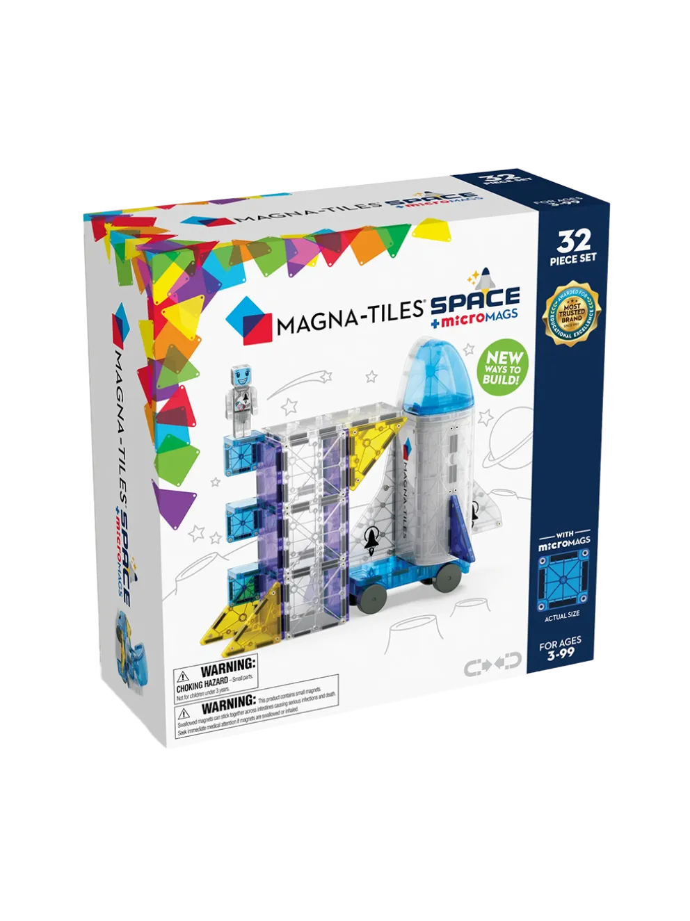 Klocki magnetyczne Magna Tiles Space 32 el.