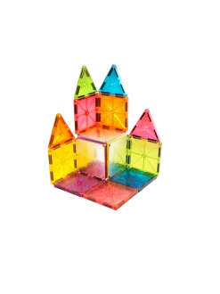 Klocki magnetyczne z brokatem Stardust 15 el.