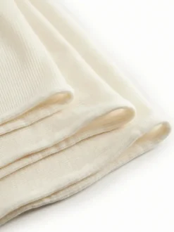 Kocyk niemowlęcy z wełny merino Alida Rib