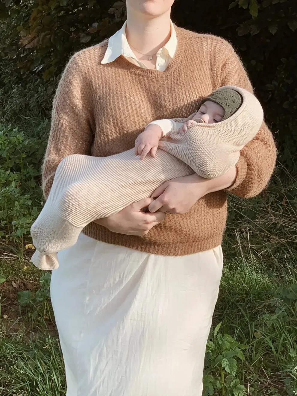 Kokon niemowlęcy z wełny merino