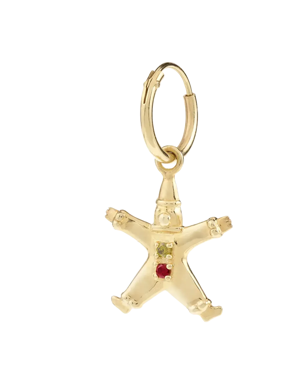 Kolczyk Single Pierrot Ring Earring