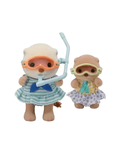Kolekcjonerskie figurki Wydry Morskie Snorkel Set