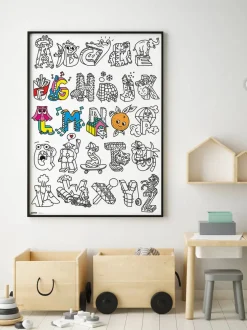 kolorowanka plakat 100x70 cm