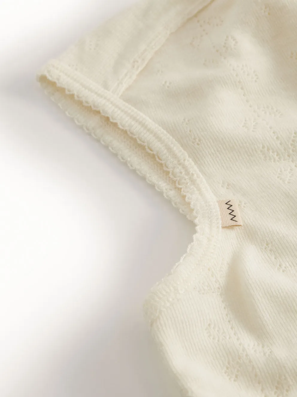 Kominiarka niemowlęca merino Balaclava Pointelle