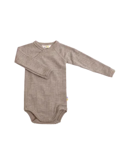 Kopertowe body z wełny merino