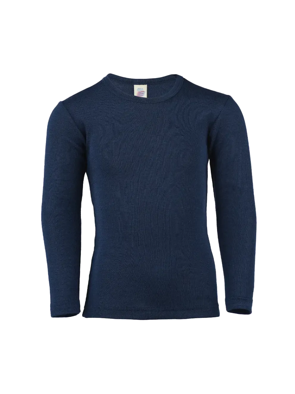 Koszulka longsleeve z wełny merino i jedwabiu