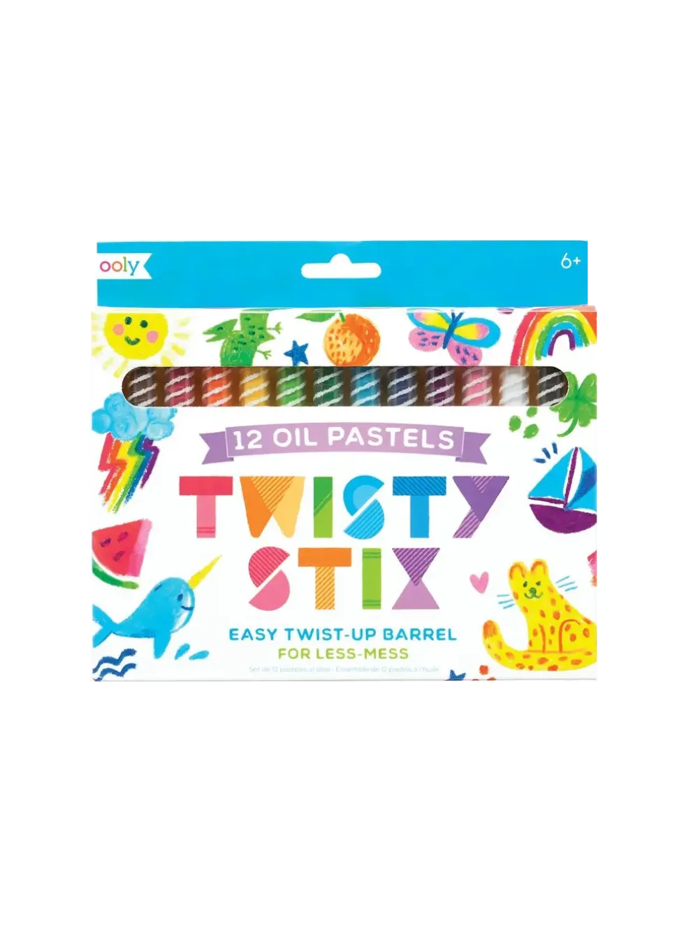 kredki olejne pastele Twisty Stix
