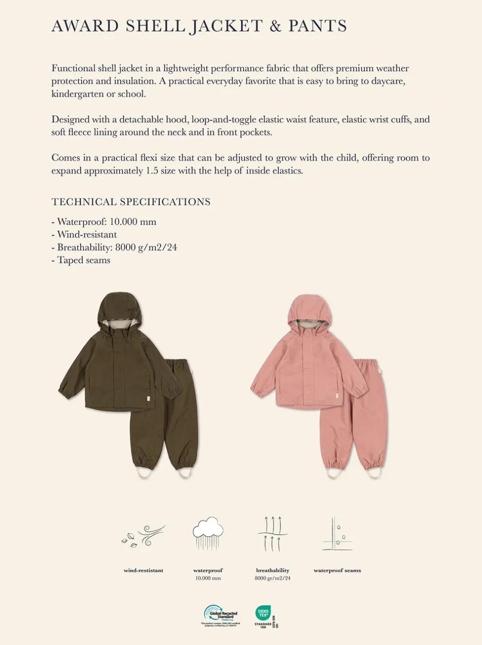 Kurtka Award shell jacket flexi size