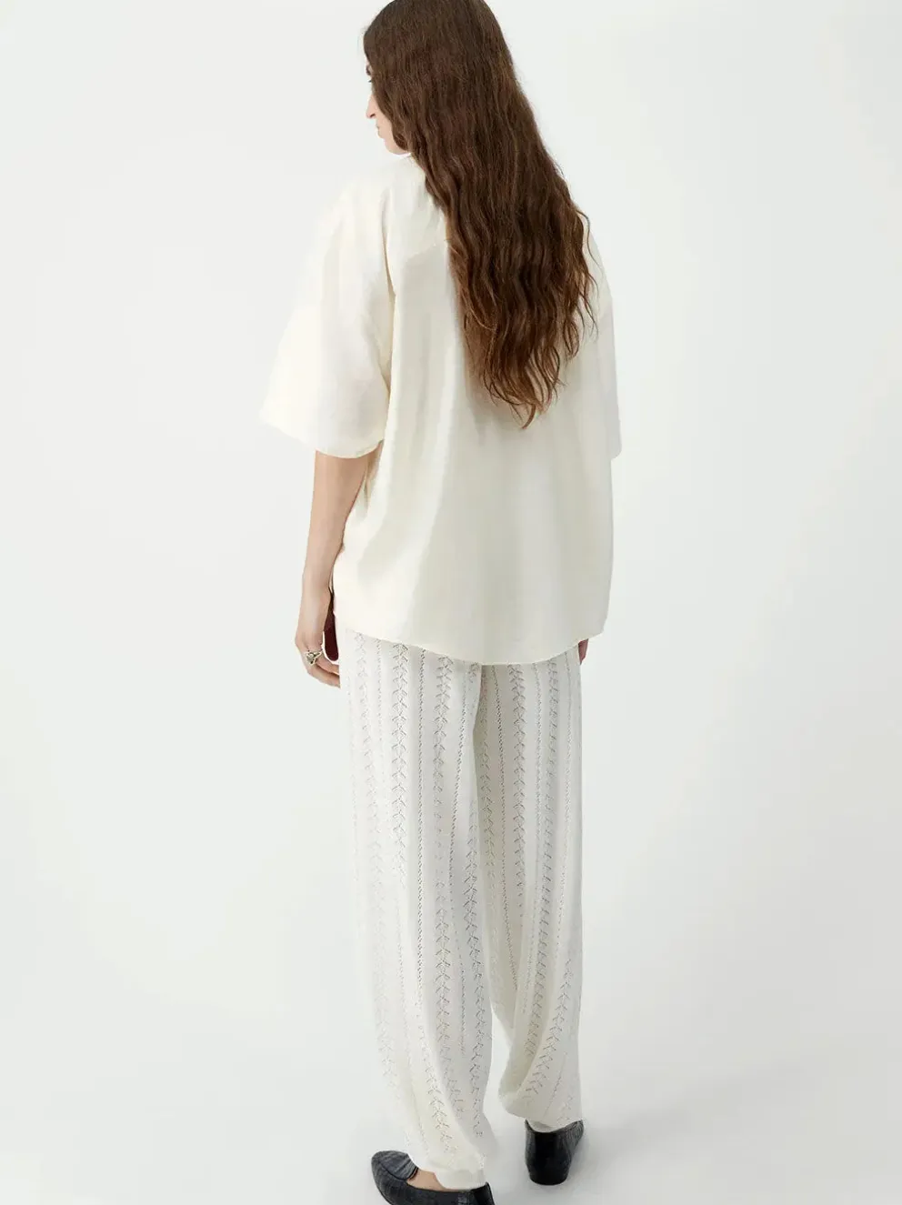 Lace Knit Pants