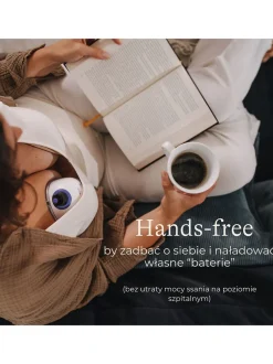 Laktator podwójny bezprzewodowy Hands-free