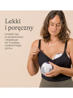 Laktator podwójny bezprzewodowy Hands-free
