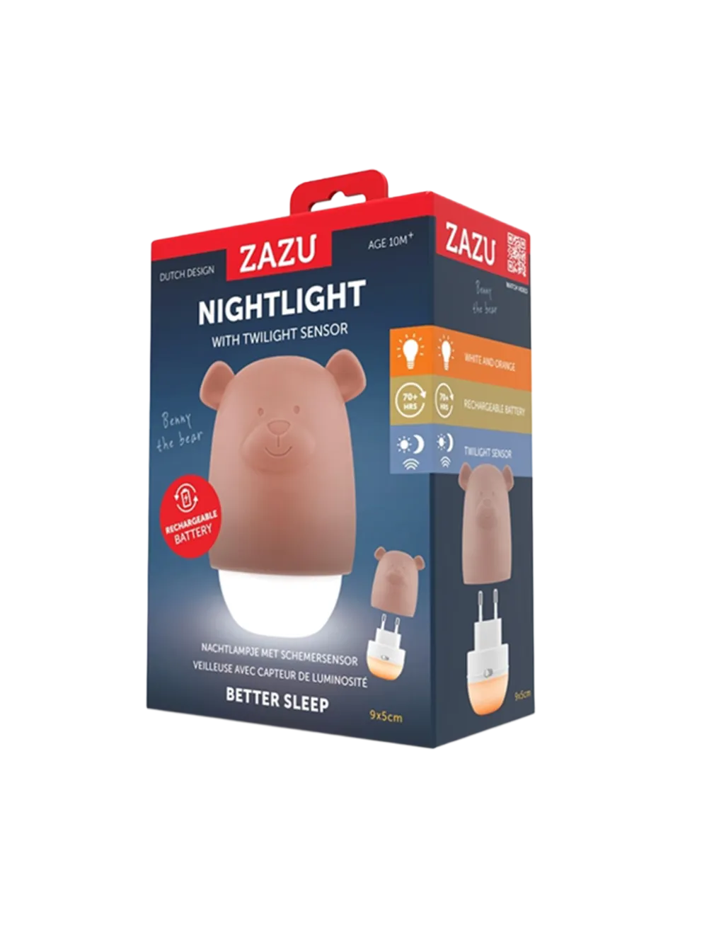 Lampka nocna do kontaktu