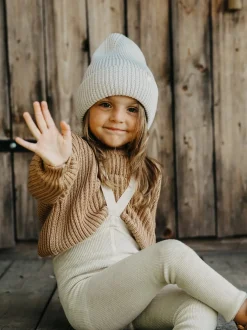 legginsy z wełną merino na szelkach w stylu vintage
