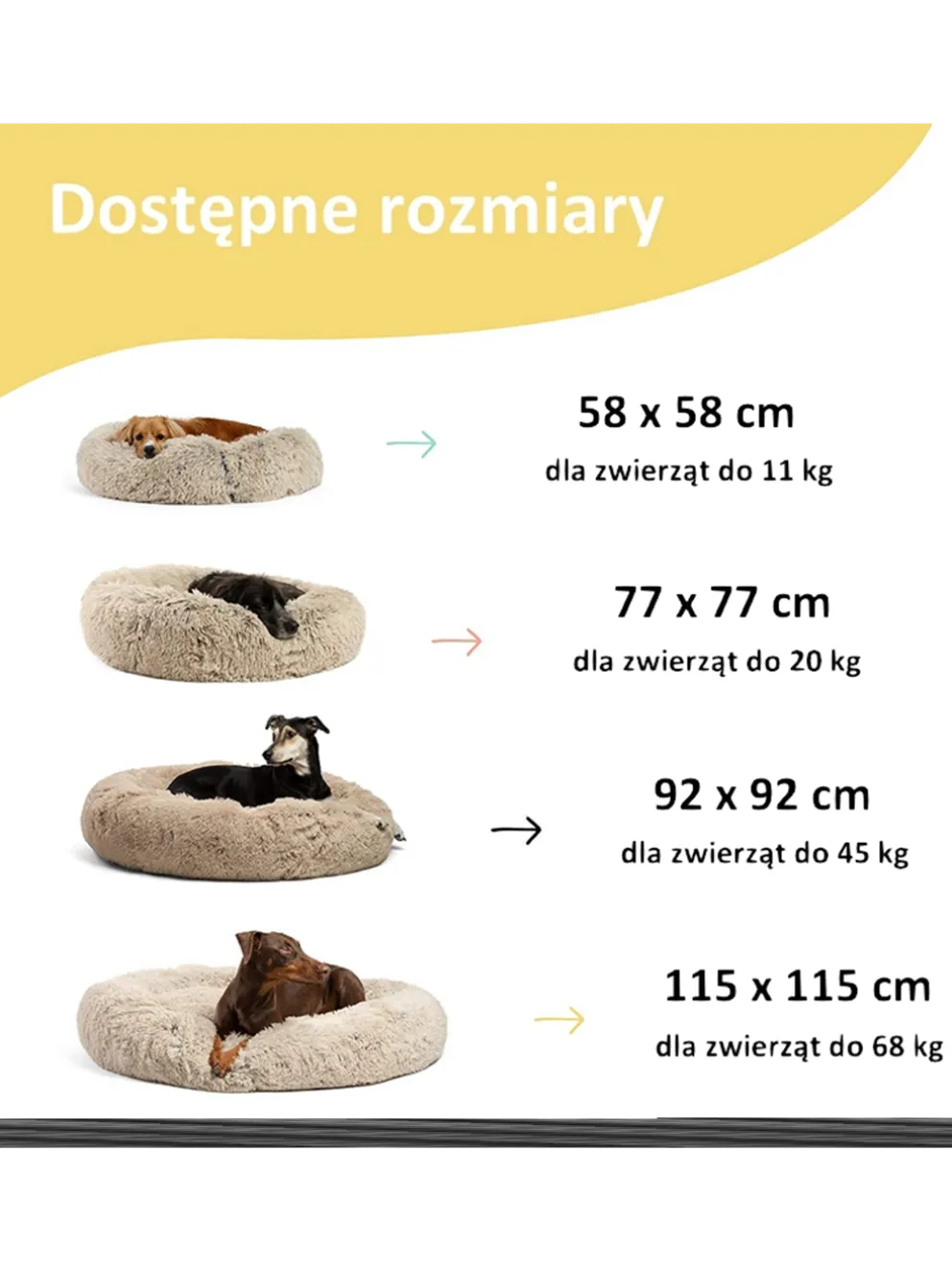 Legowisko dla psa Donut