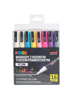 Markery z farbą plakatową POSCA PC3M