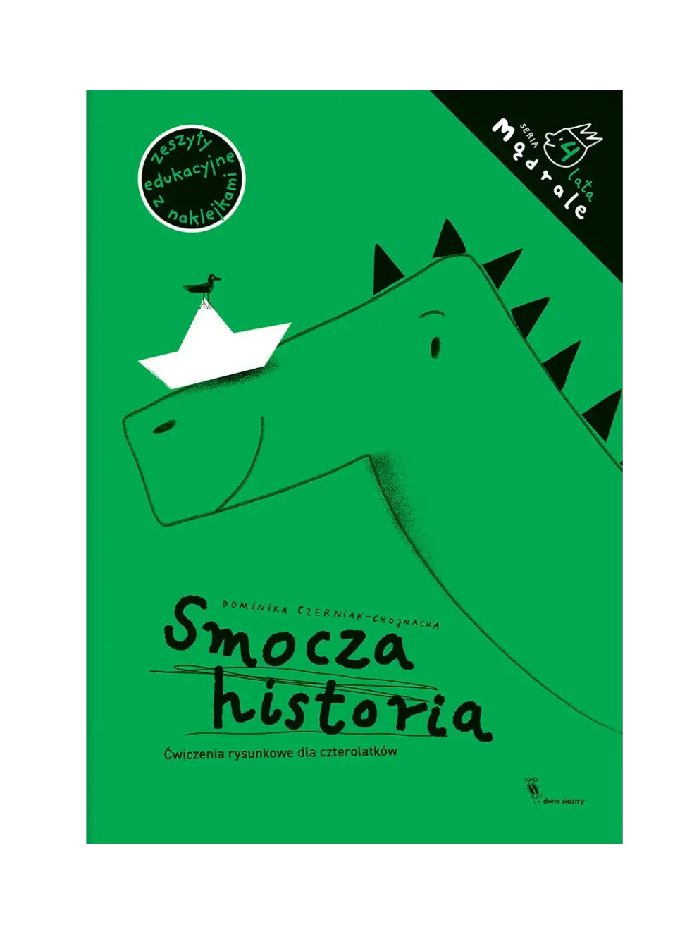 Mądrale zeszyt edukacyjny z naklejkami 4-latki. Smocza historia