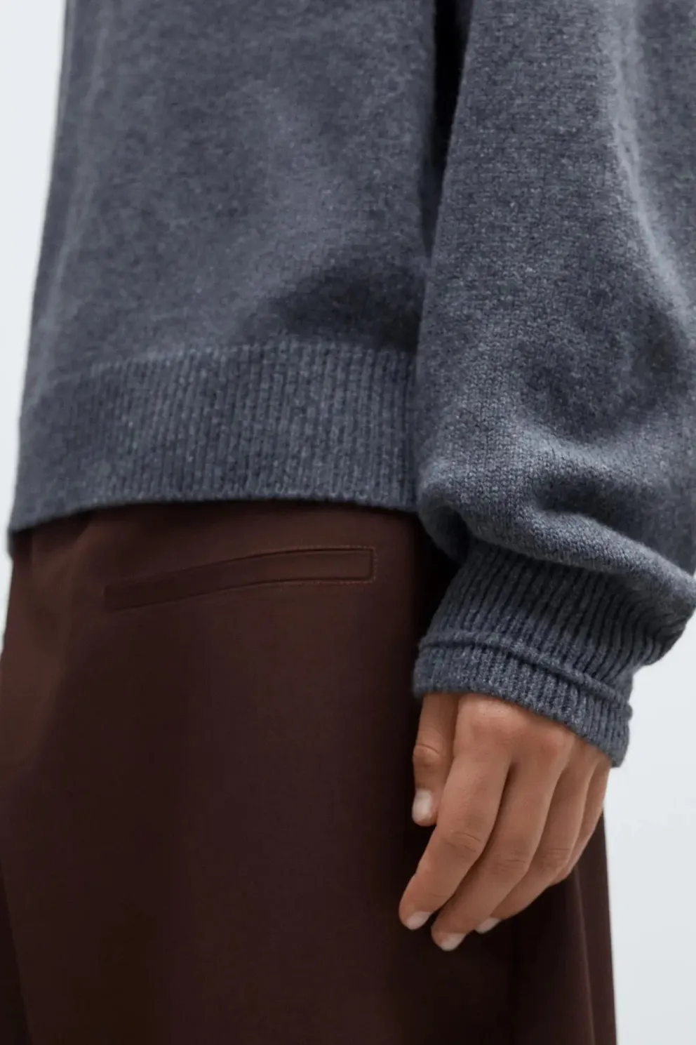 Merino Wool Polo Sweater