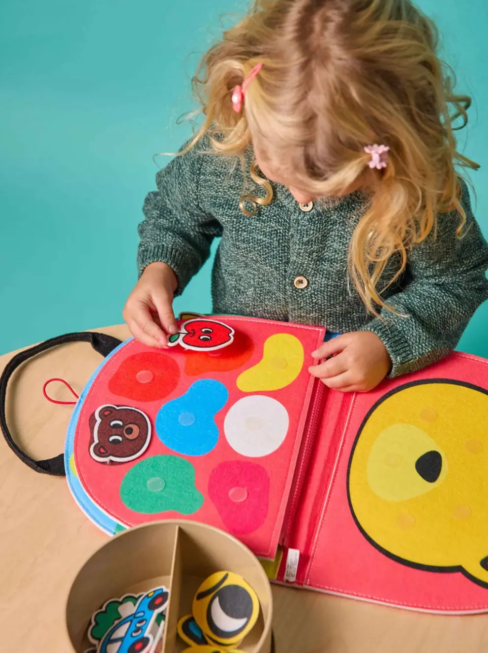 Miękka książeczka aktywizująca Montessori