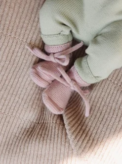 Miękkie buciki z wełny merino