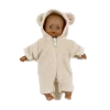 Mini laleczka 17 cm w kombinezonie z uszkami