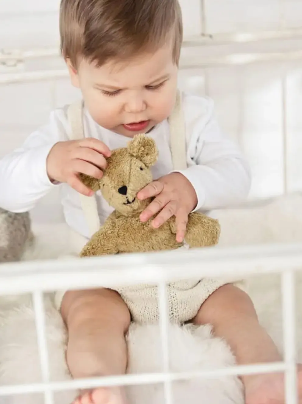 Mini przytulanka z ekologicznej bawełny Baby Animal