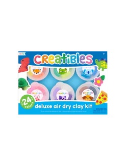 Modelina lekkolina Creatibles Air Dry Clay Kit 24 kolory