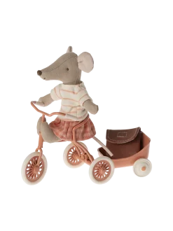Myszka Tricycle Mouse z magnetycznymi łapkami