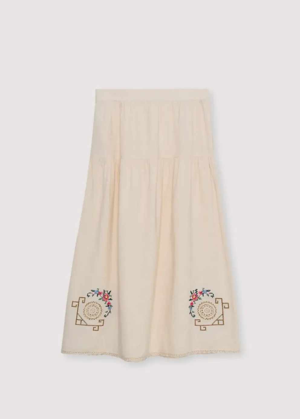Narcise Woman Skirt Ecru