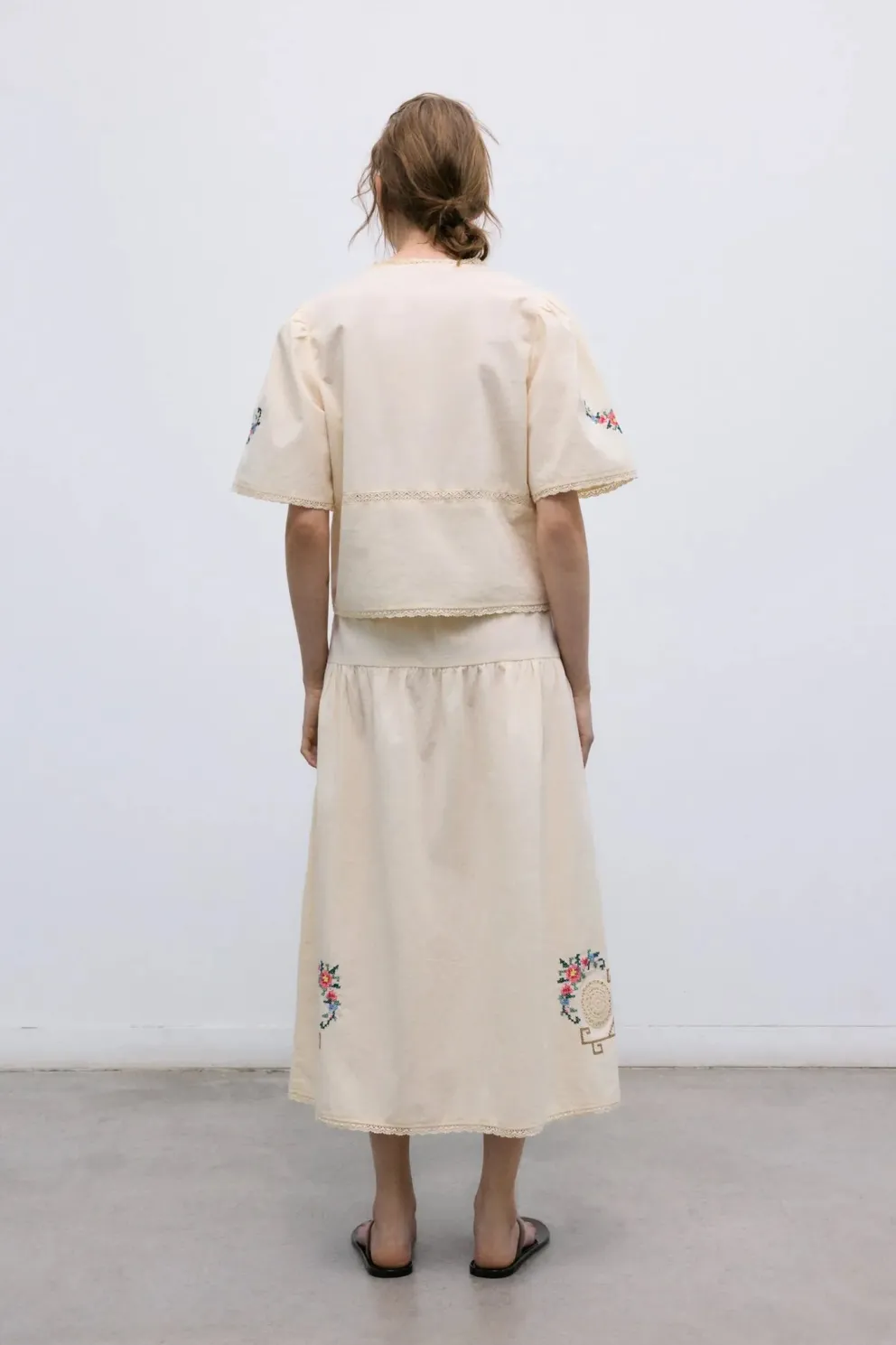 Narcise Woman Skirt Ecru