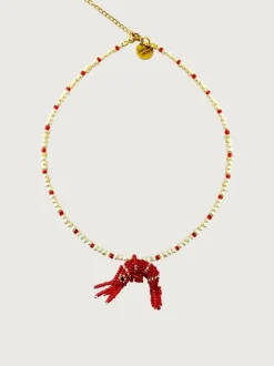 Naszyjnik Baby Prawn & pearls necklace