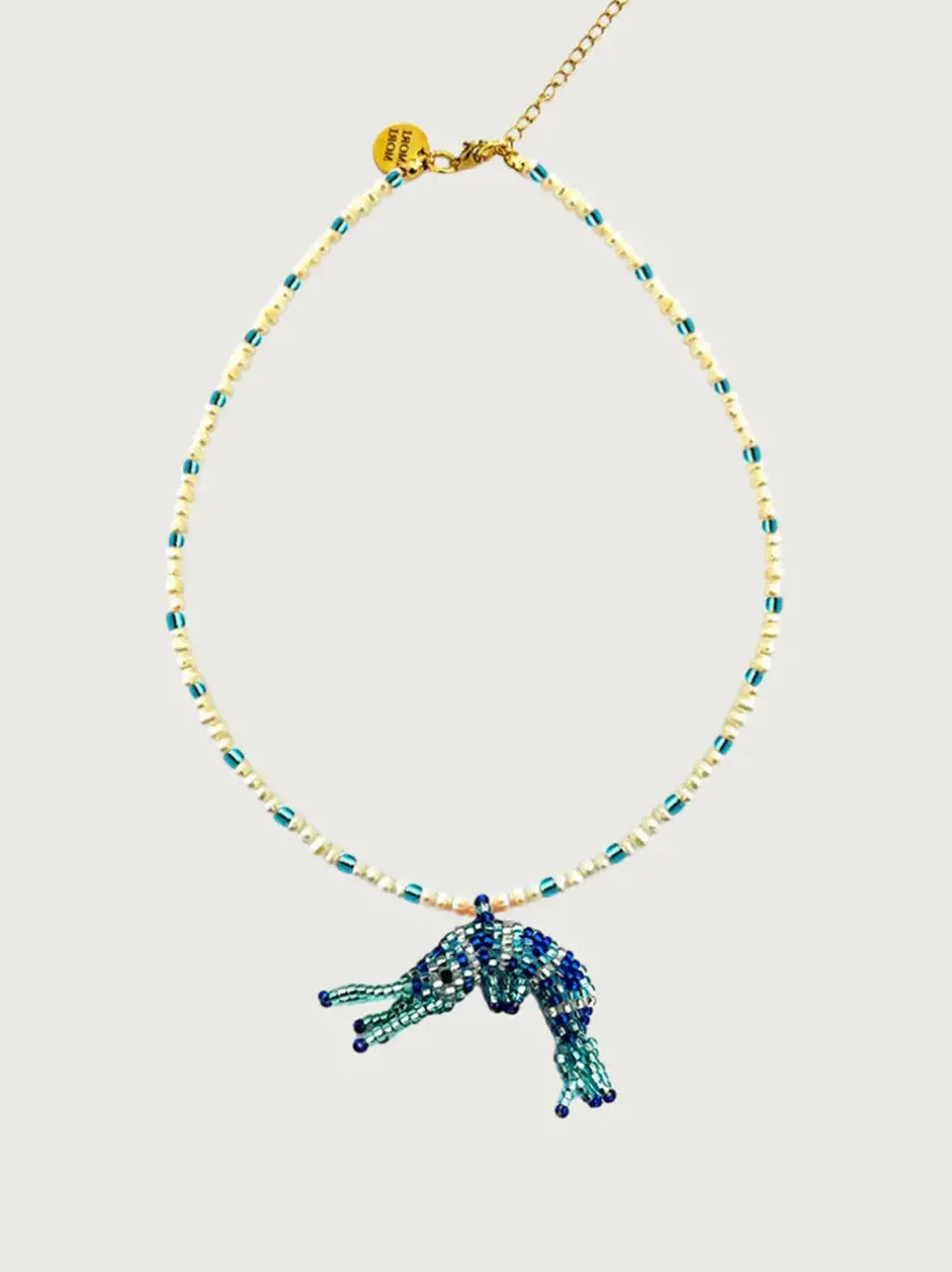 Naszyjnik Baby Prawn & pearls necklace
