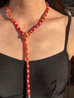 Naszyjnik z koralików Snake Necklace