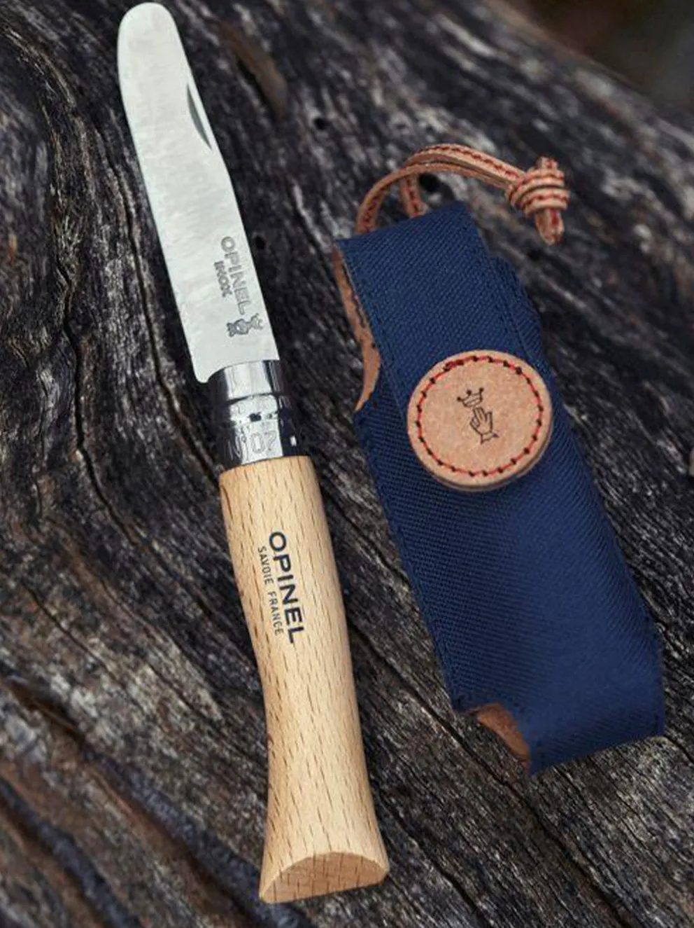 Nóż kieszonkowy z pokrowcem My First Opinel