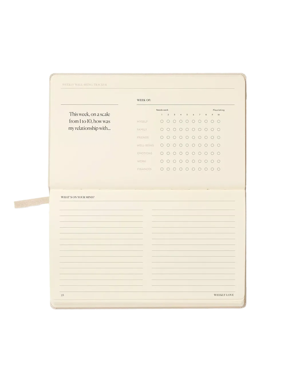 Notatnik The weekly love planner