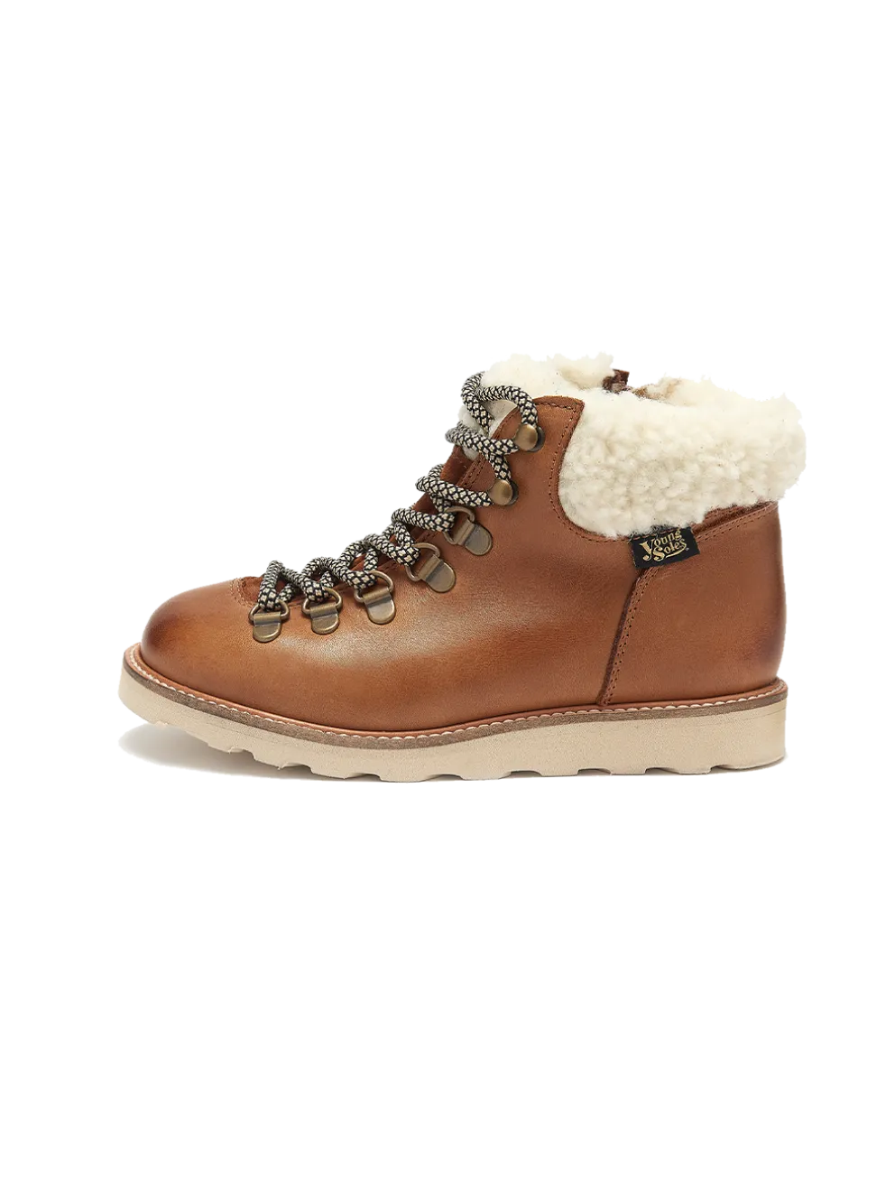 Ocieplane buty skórzane Eddie Fur Hiking Boots