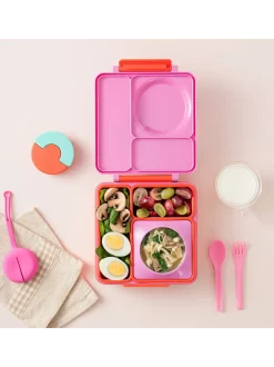OmieBox lunchbox z termosem i przegródkami