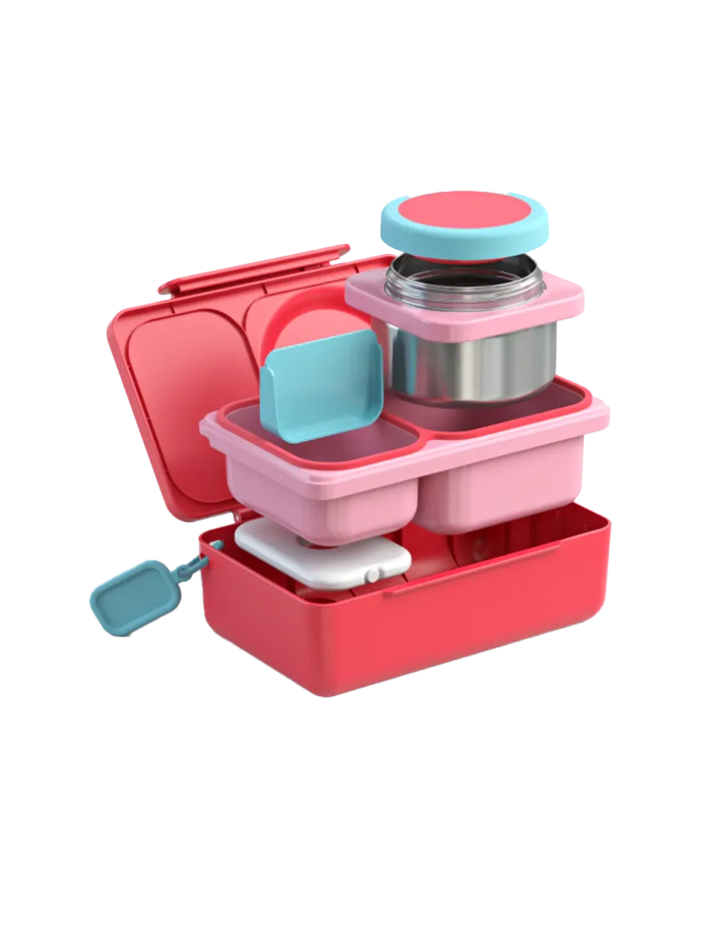 OmieBox UP lunchbox z termosem i przegródkami