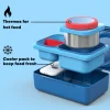 OmieBox UP lunchbox z termosem i przegródkami