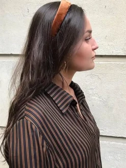 Opaska do włosów Dahlia Velour Headband