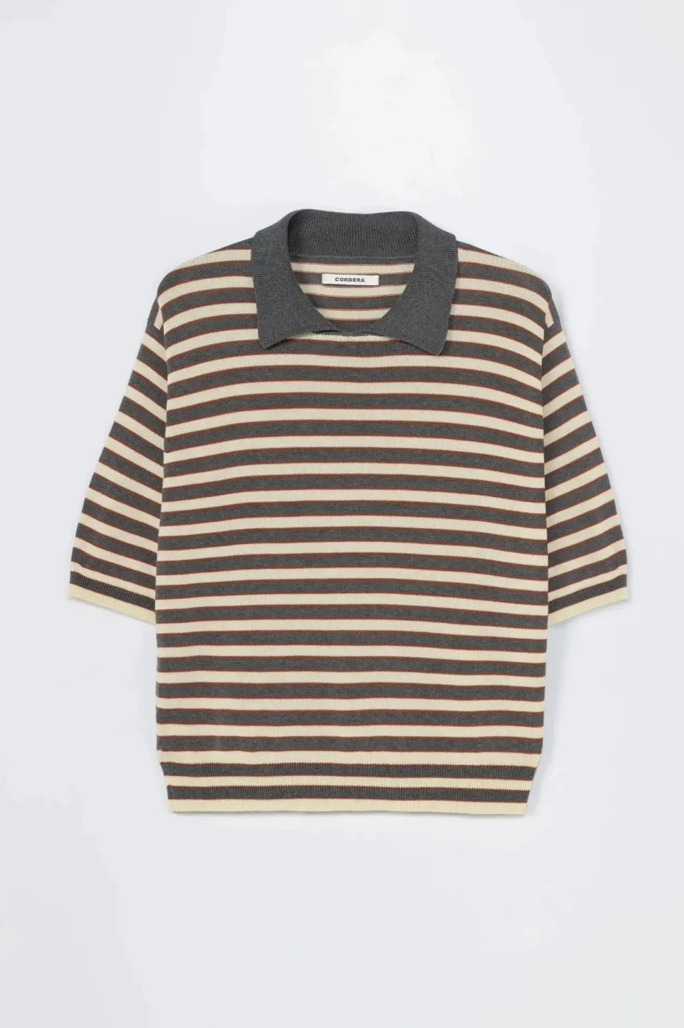 Organic Cotton Striped Polo