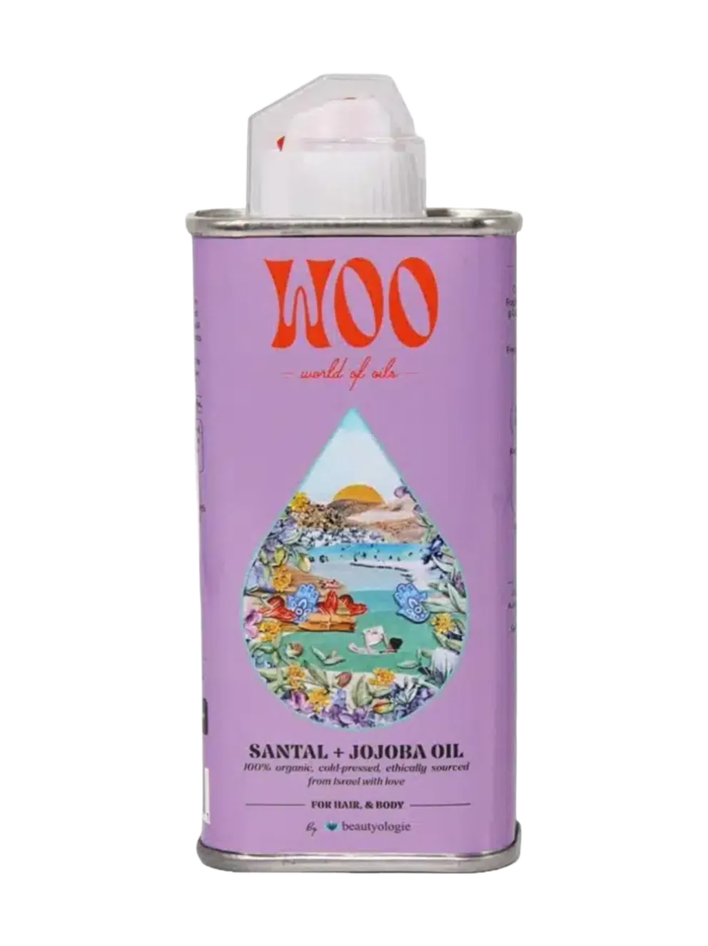 Organiczny olej do ciała i włosów Santal & Jojoba