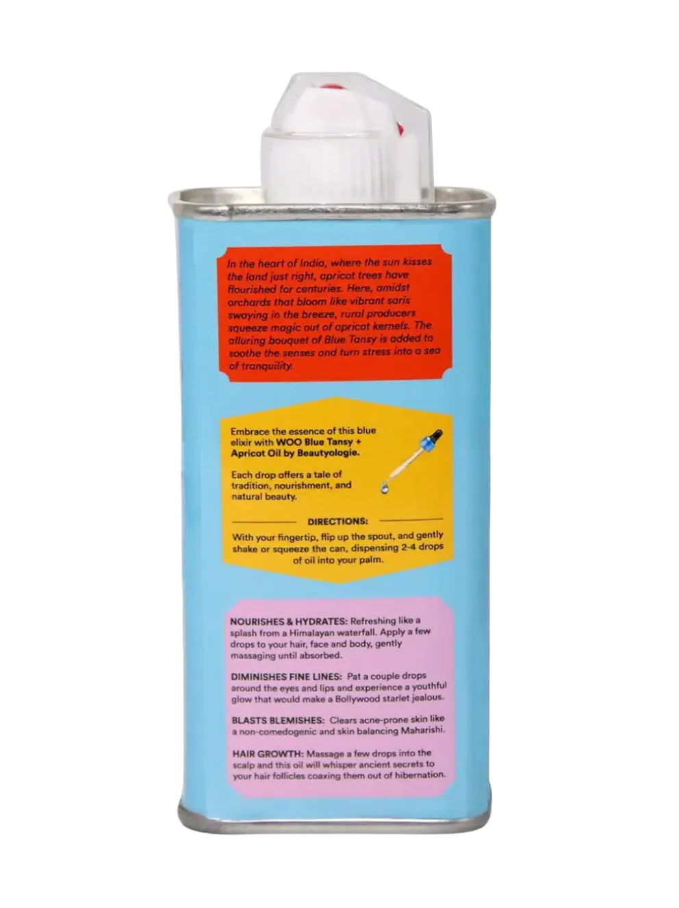 Organiczny olej do ciała i włosów Blue Tansy & Apricot