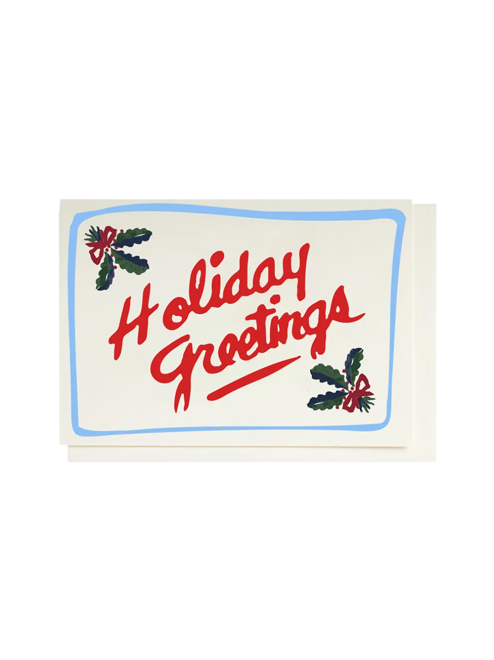 Ozdobna kartka z kopertą Holdiay Greetings