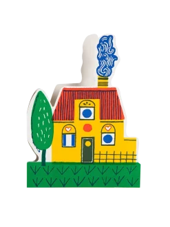Ozdobna kartka z kopertą Yellow Home