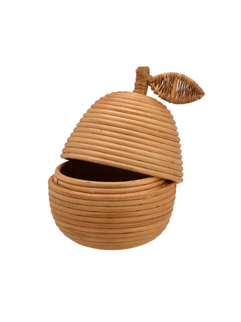 Pear Rattan Box